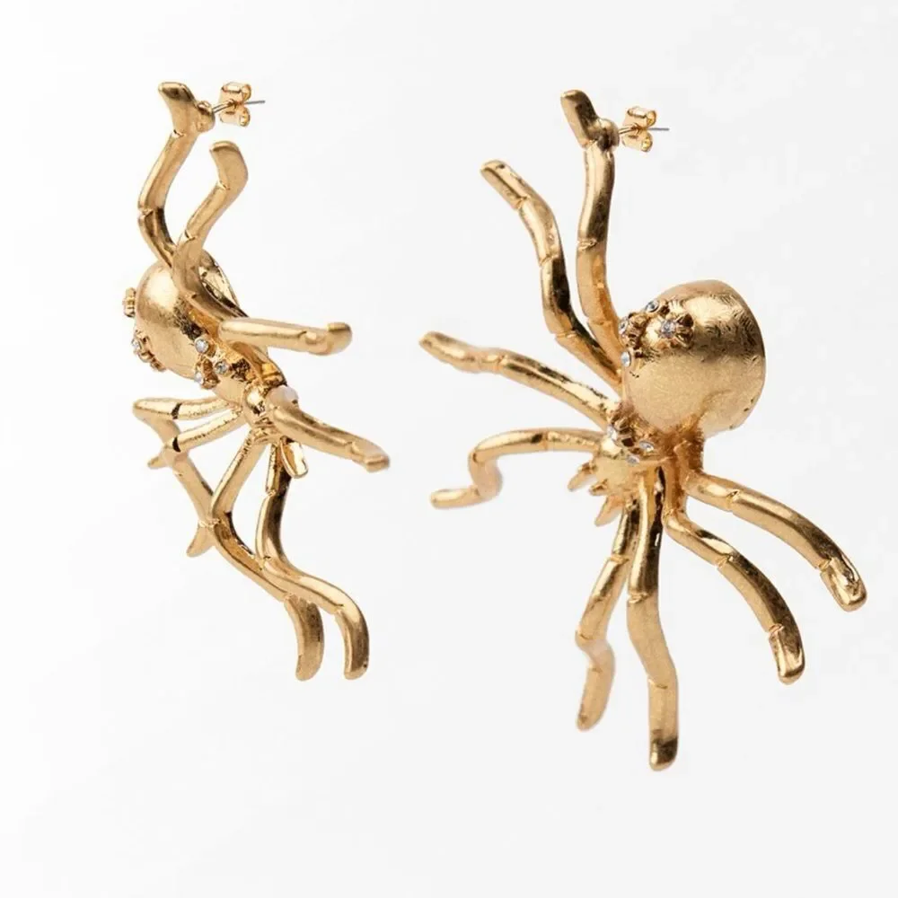 Zara bejeweled spider earrings - Picture 3 of 4